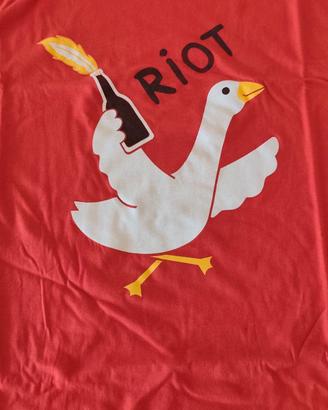 T-shirt Qwertee "Riot"  - taglia L - Nuova