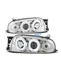 FARI FORD FIESTA MK4 95-99 OCCHI ANGELICI CROMATI