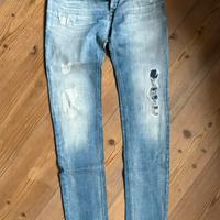 Jeans in denim Diesel “Sleenker”