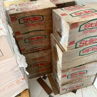 Parquet iroko imballato