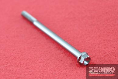 Vite titanio NCR testa esagono flangiata M6x60 Pas