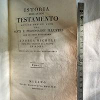 Libro antico Istoria dell’antico testamento