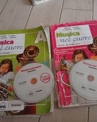 Musica nel cuore volume A e B libri scuola media