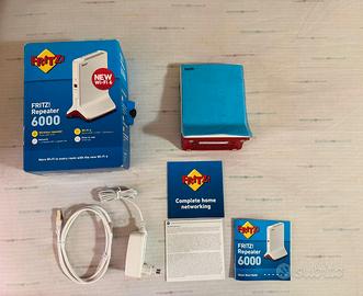 FRITZ!Repeater 6000 Wi-Fi 6 completo come nuovo