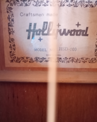 Chitarra Hollywood anni 60