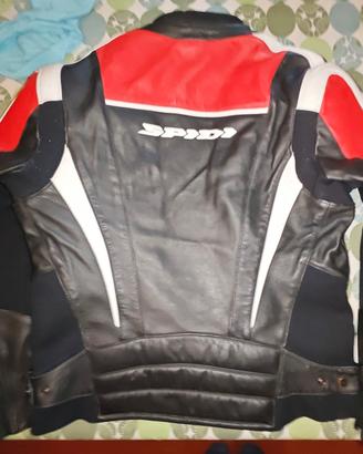 giubbotto pelle moto Spidi  XL 52