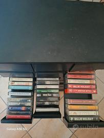 9 raccoglitori musicassette da 36