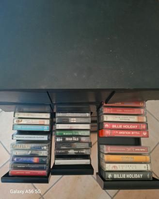 9 raccoglitori musicassette da 36