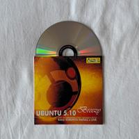 CD installazione Linux Ubuntu 5.10 vintage