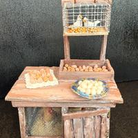 Banco dell'ovaiolo per presepe