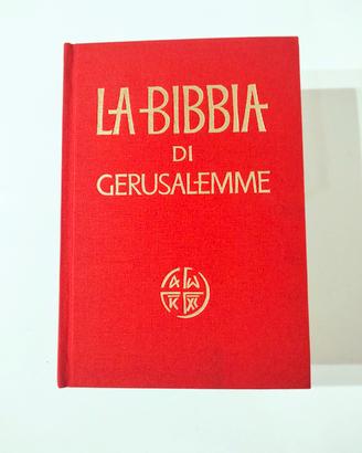 Bibbia di Gerusalemme con fodero in pelle 