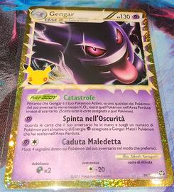 Pokémon Gengar Gold 30th anniversario 