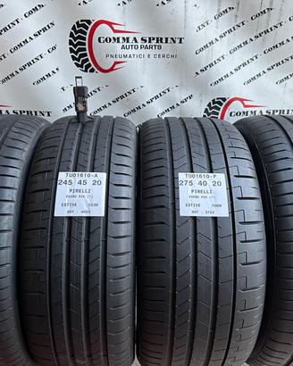 4 PNEUMATICI 245/45 275/40 R20 PIRELLI ESTIVE 95%