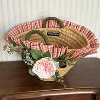 Dolce & Gabbana borsa mini bag borsetta paglia