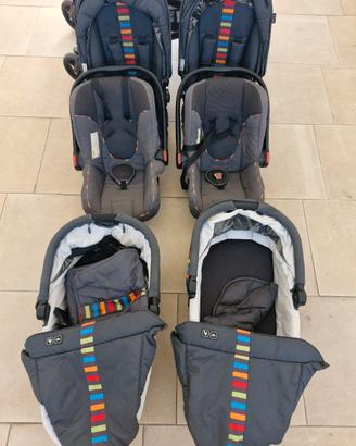 Passeggino Trio Gemellare marca ABC 