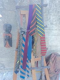 lotto 10 cravatte vintage. 