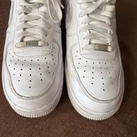 Sneaker NIKE AIR FORCE 1, bianche, mis. 45