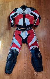 TUTA IN PELLE ALPINESTARS TG.52