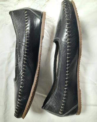 Ballerine in pelle, pelletteria artigianale