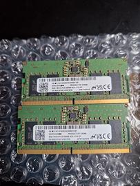 ram ddr5 5600 2x8Gb  = 16Gb