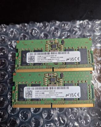 ram ddr5 5600 2x8Gb  = 16Gb