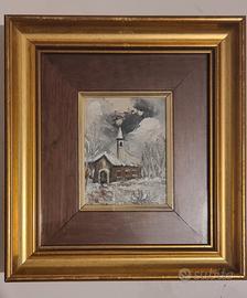 Quadro olio Del Grande Egidio