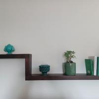 Mensola etnica in legno massiccio