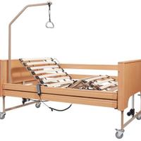 Letto da degenza elettrico in legno