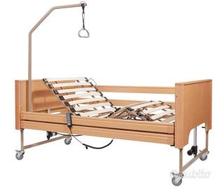Letto da degenza elettrico in legno