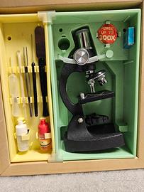 Set per microscopio anni '70