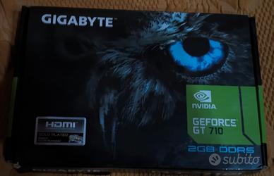 Scheda video NVIDIA GT 710 GDDR5 2 GB di VRAM 