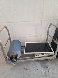 carrello in acciaio inox