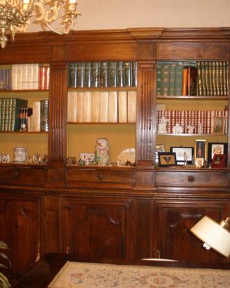 Libreria in noce fine 800