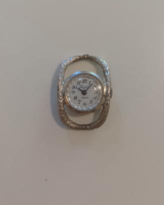 Orologio vintage Furier 17 Rubis Incabloc argento 