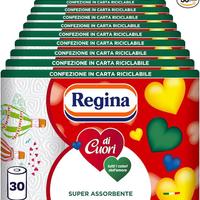 Regina di Cuori Carta Cucina, Confezione da 30 Rot