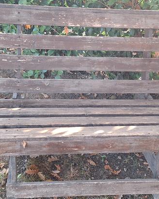 panchine di legno