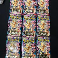 Lotto 9 pacchetti carte pokemon Ascesa eroica
