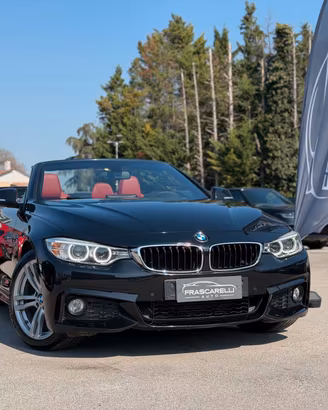 Bmw 420 420d Cabrio Msport /PELLE ROSSA/HEAD/FULL