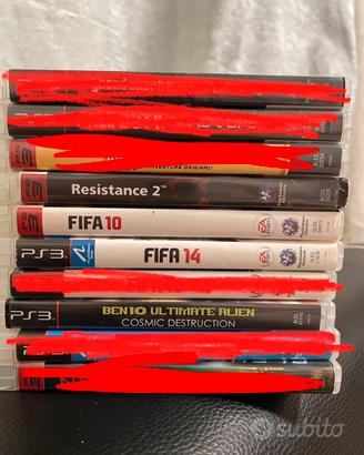 Lotto giochi PS3