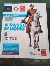 libro per scuole medie a passo d'uomo 2 