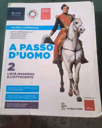 libro per scuole medie a passo d'uomo 2 
