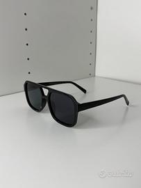 Occhiali da sole Vintage Aviator Total Black