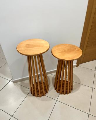 Tavoli in legno per allestimenti e arredo