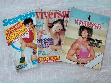 3 Riviste Salute Anni 80/90 Starbene, Viversani 