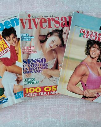 3 Riviste Salute Anni 80/90 Starbene, Viversani 