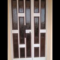 PORTA D'INGRESSO IN ALLUMINIO E VETRO