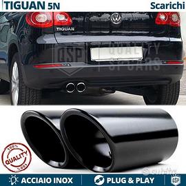 TERMINALI di Scarico VW TIGUAN 5N Finalini Neri
