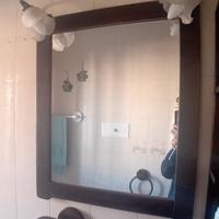 Specchio con applique