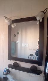 Specchio con applique