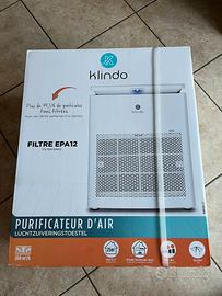 PURIFICATORE D’ARIA KLINDO filtro EPA 12
